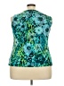 Kasper Teal Sleeveless Blouse Size 2X - photo 2
