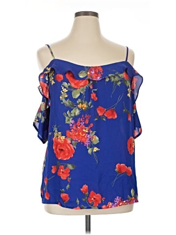 Skies Are Blue Sleeveless Blouse (view 1)