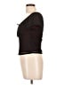 Social Collision Black Short Sleeve Top Size L - photo 5
