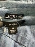J.Crew 100% Cotton Blue Long Sleeve Button-Down Shirt Size 00 - photo 7