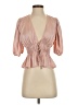WAYF Pink 3/4 Sleeve Blouse Size XS - photo 1