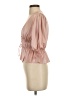WAYF Pink 3/4 Sleeve Blouse Size XS - photo 5
