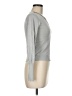 Alice + Olivia Solid Silver Silk Pullover Sweater Size M - photo 4
