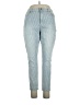 Lands' End Solid Blue Jeans Size 14 - photo 1