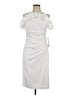 Xscape Solid White Cocktail Dress Size 12 - photo 1