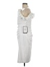 Xscape Solid White Cocktail Dress Size 12 - photo 5