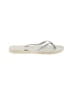 Havaianas Silver Flip Flops Size 37 - 38 - photo 1