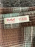 Romwe Plaid Brown Long Sleeve Blouse Size L - photo 7