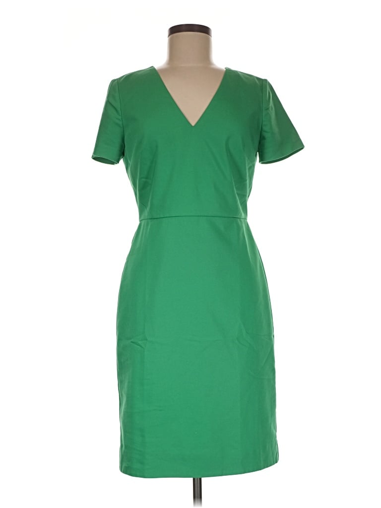 Pre-owned J. By J.crew Casual Dress In Green