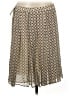 Tory Burch 100% Silk Brown Silk Skirt Size 8 - photo 1