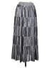 Studio West 100% Polyester Chevron-herringbone Silver Casual Skirt Size S - photo 1