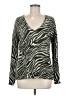 IKKS Animal Print Green Pullover Sweater Size M - photo 1