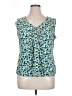 Kasper Blue Sleeveless Blouse Size XL (petite) - photo 1