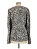 1.State Animal Print Gray Pullover Sweater Size L - photo 2