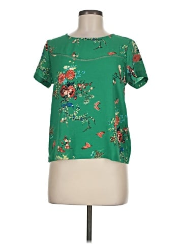 Lily White Short Sleeve Blouse (view 1)