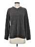 Express Solid Gray Pullover Sweater Size S - photo 1