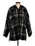 Maje Plaid Black Coat Size Sm (1) - photo 1