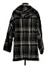 Maje Plaid Black Coat Size Sm (1) - photo 2