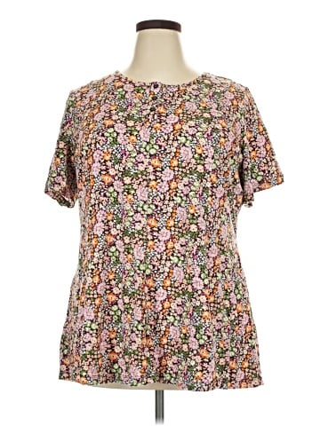 Denim & Co Short Sleeve T-Shirt (view 1)