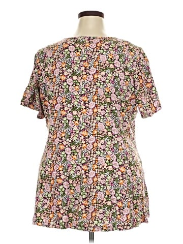 Denim & Co Short Sleeve T-Shirt (view 2)
