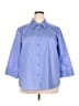 Foxcroft Blue 3/4 Sleeve Button-Down Shirt Size 20 - photo 1