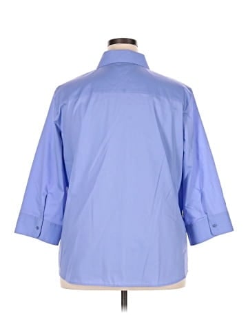 Foxcroft 3/4 Sleeve Button-Down Shirt (view 2)
