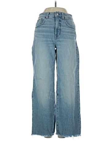Madewell The Perfect Vintage Wide-Leg Crop Jean in Hallstead Wash (view 1)