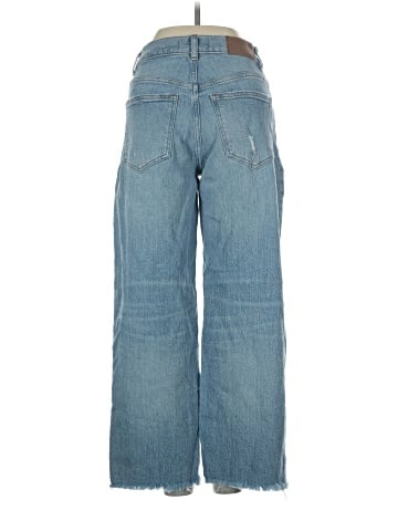 Madewell The Perfect Vintage Wide-Leg Crop Jean in Hallstead Wash (view 2)