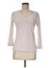 Three Dots Pink 3/4 Sleeve T-Shirt Size M - photo 1