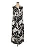 Connected Apparel Tropical Black Casual Dress Size 24 - photo 1