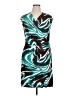 Tommy Bahama Graphic Teal Cocktail Dress Size XL - photo 1
