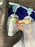 Aryeh Print Blue Casual Pants Size S - photo 5