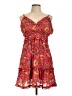 Flying Tomato 100% Polyester Paisley Red Cocktail Dress Size L - photo 1