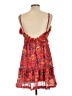 Flying Tomato 100% Polyester Paisley Red Cocktail Dress Size L - photo 2