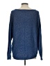 Bisou Bisou Blue Long Sleeve Top Size L - photo 2