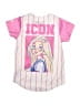 Unbranded 100% Polyester Pink Short Sleeve Blouse Size 10 - photo 2