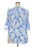 Maeve Blue 3/4 Sleeve Blouse Size XXL (estimated) - photo 2