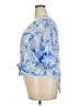 Maeve Blue 3/4 Sleeve Blouse Size XXL (estimated) - photo 5