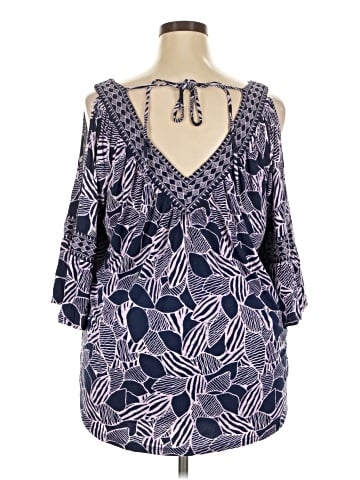Echo 3/4 Sleeve Blouse (view 2)