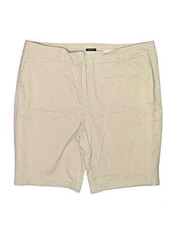 Ann Taylor Factory Khaki Shorts (view 1)