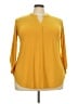 Cato Yellow 3/4 Sleeve Blouse Size 18 - photo 1