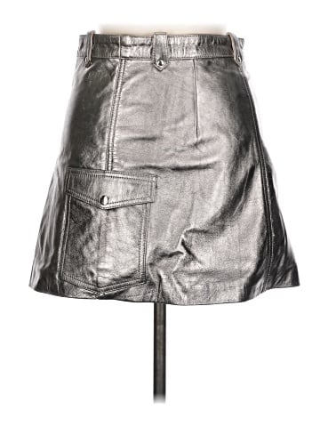 Understated Leather Leather Skirt (view 2)