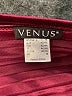 Venus 100% Polyester Burgundy Sleeveless Blouse Size M - photo 4