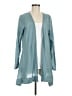 Tahari 100% Linen Teal Cardigan Size M - photo 1