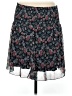 CAbi 100% Polyester Paisley Black Casual Skirt Size M - photo 2