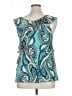 Apt. 9 100% Nylon Teal Sleeveless Blouse Size XL - photo 2