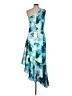 Eliza J Tropical Blue Cocktail Dress Size 12 - photo 2