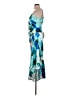 Eliza J Tropical Blue Cocktail Dress Size 12 - photo 5