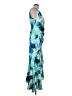 Eliza J Tropical Blue Cocktail Dress Size 12 - photo 4