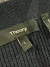 Theory 100% Wool Black Wool Cardigan Size L - photo 7